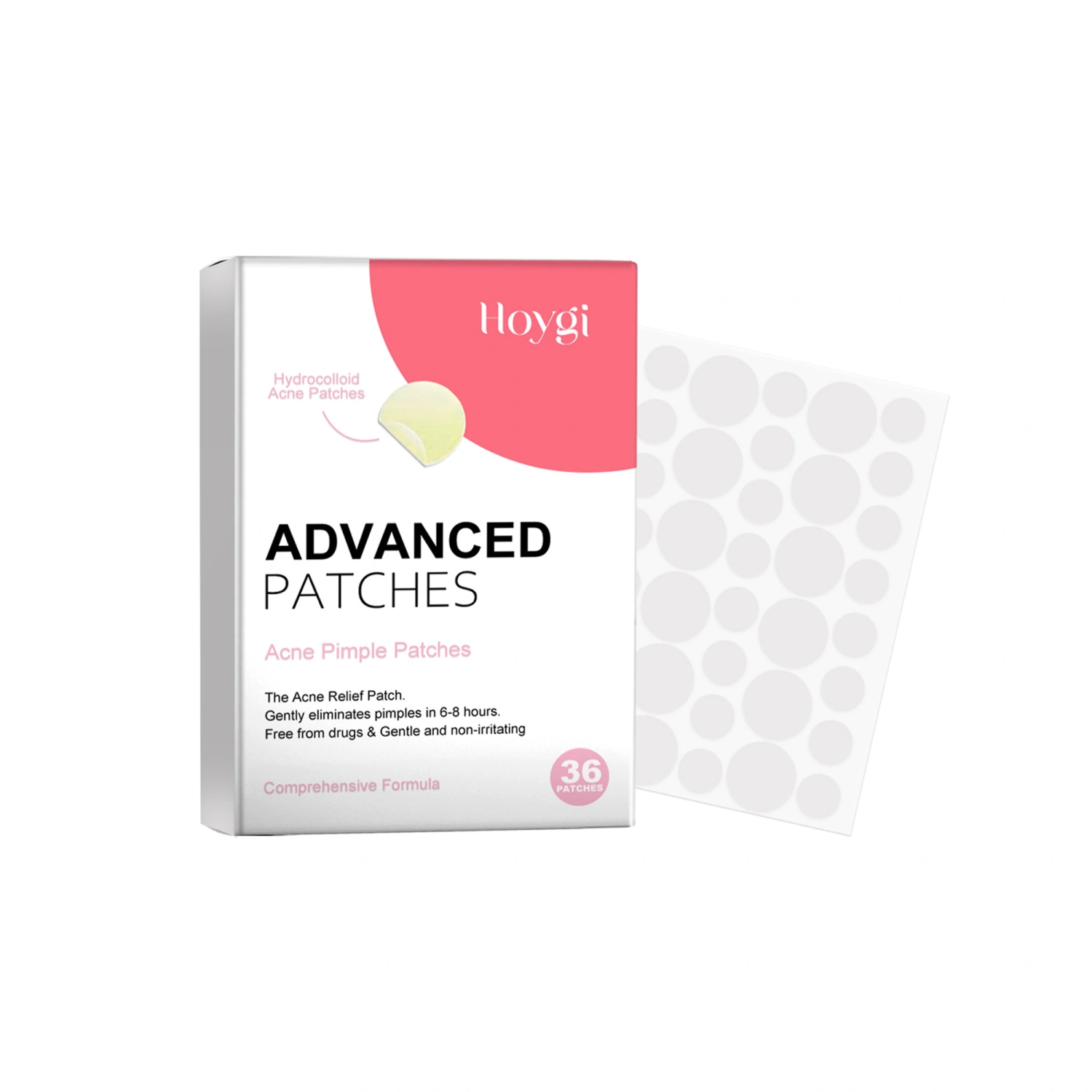 Cute Pimple Patches Round Shape Acne Patches Zit Absorbing Patch