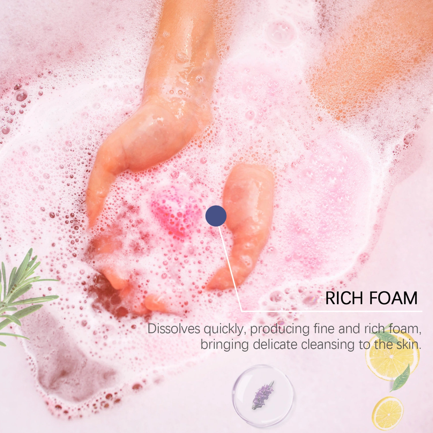 Christmas Bath Bombs 6Pcs Natural Bath Bombs with Present Box