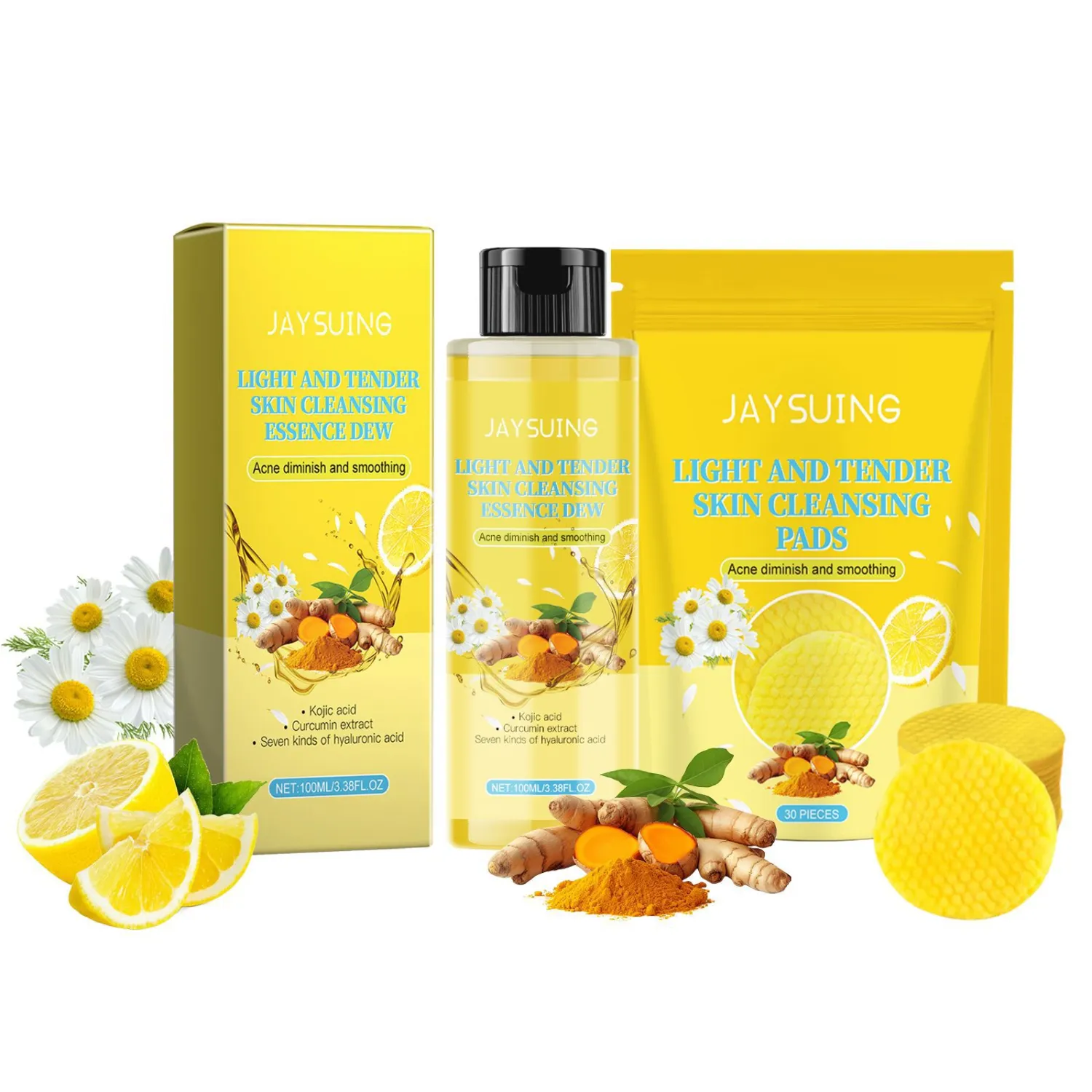 Kojic Acid Turmeric Face Essence Gentle Turmeric Face Wash Products