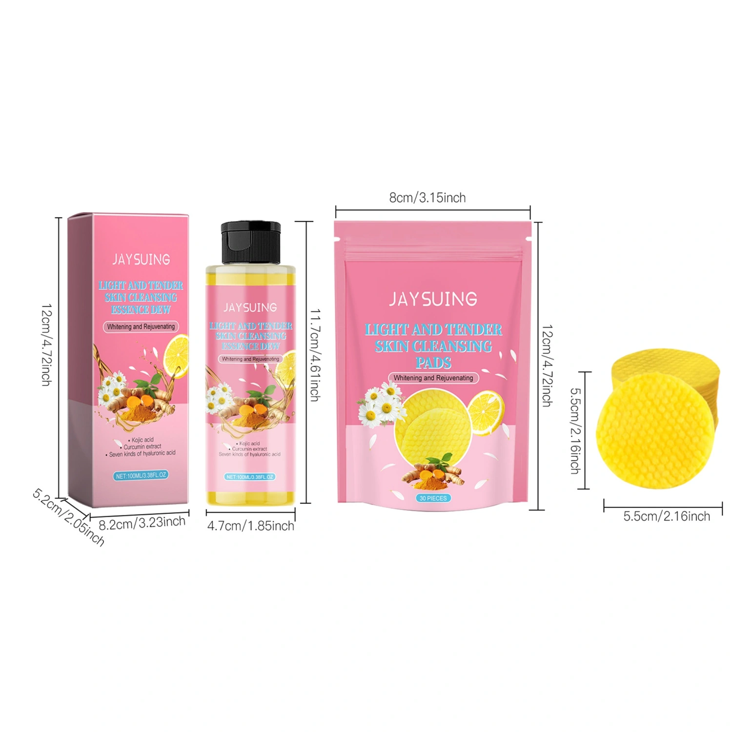 Kojic Acid Turmeric Face Essence Gentle Turmeric Face Wash Products