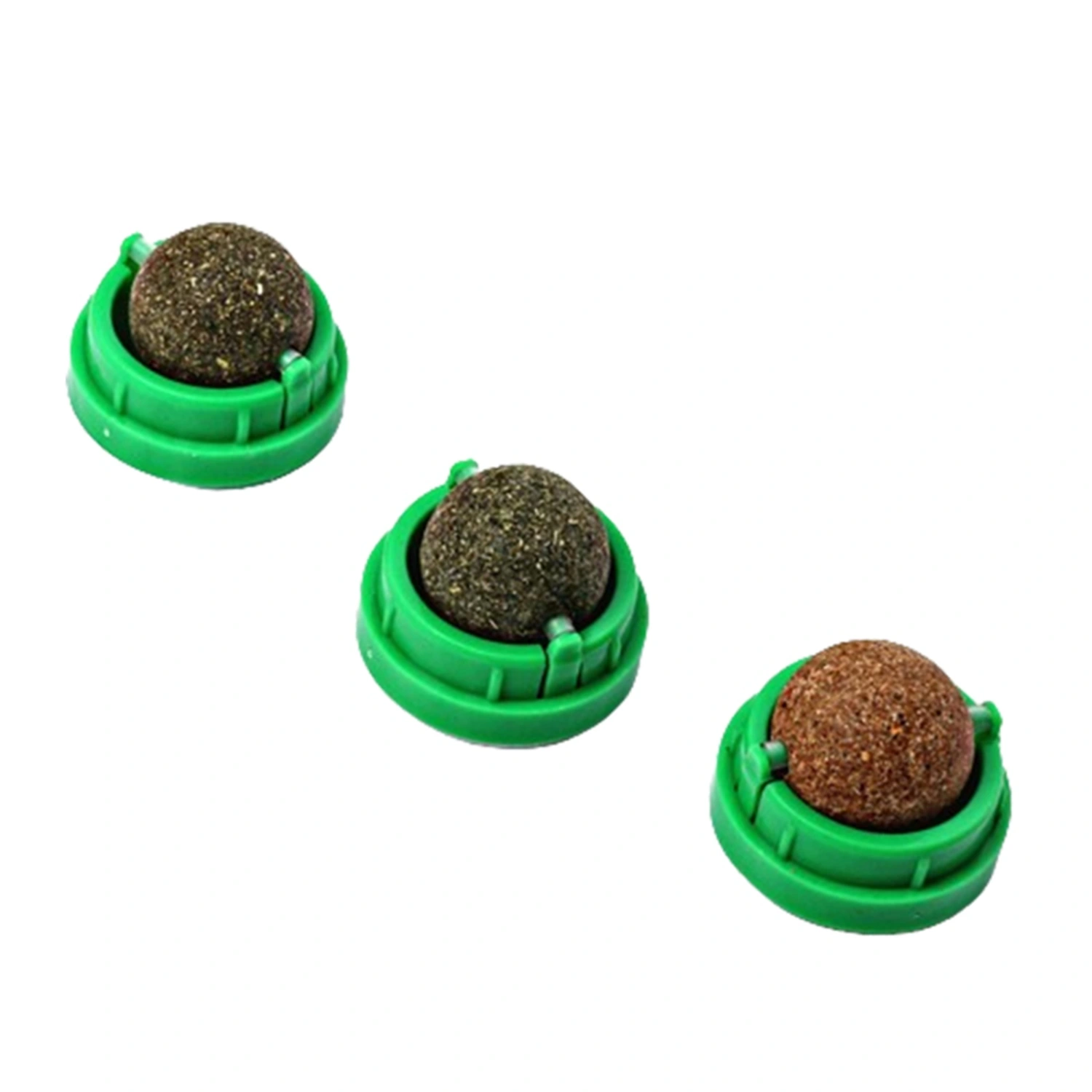 3Pcs Catnip Wall Balls for Cats, Cat Licking Balls for Wall Toy