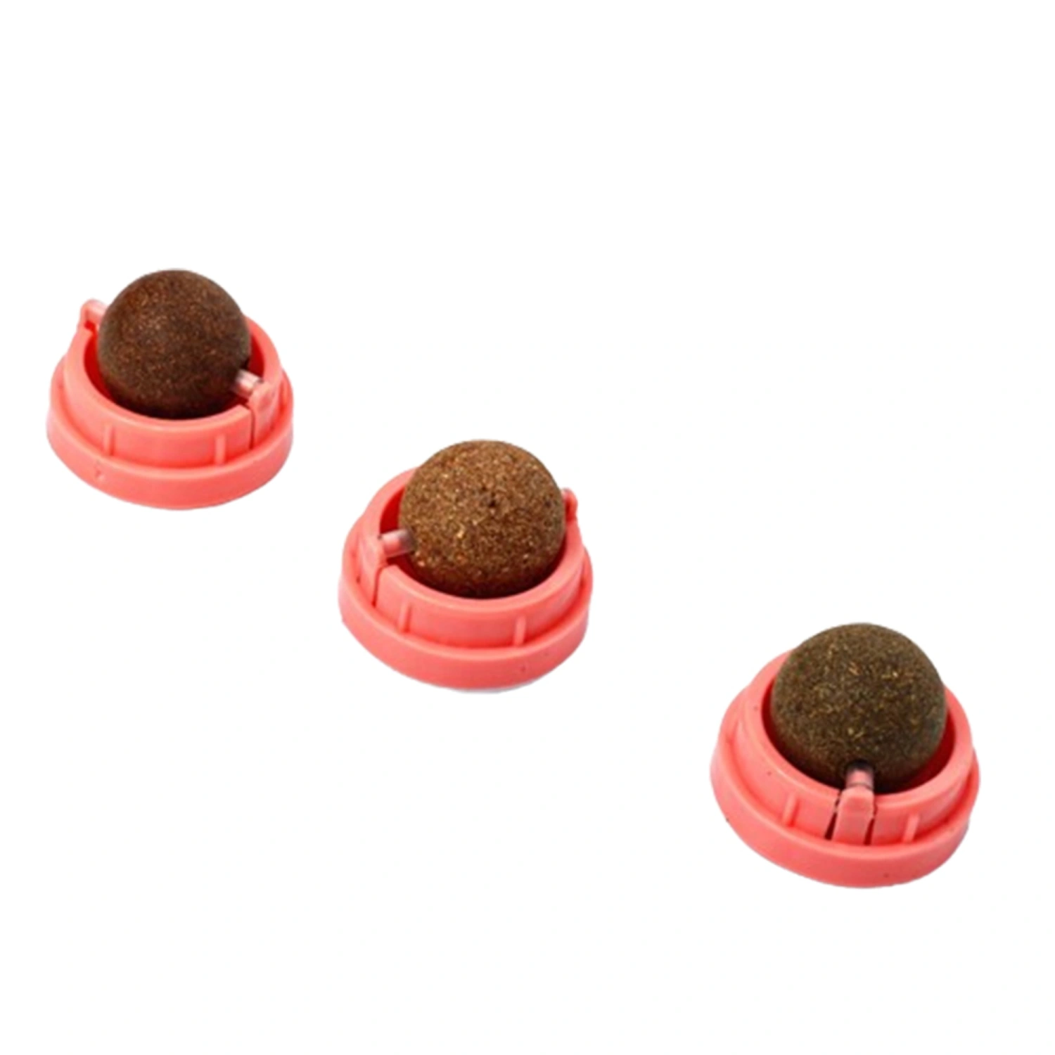 3Pcs Catnip Wall Balls for Cats, Cat Licking Balls for Wall Toy