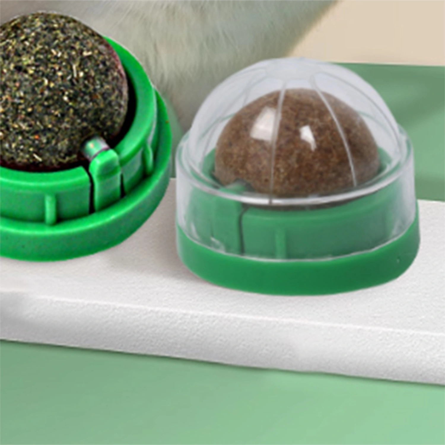 3Pcs Catnip Wall Balls for Cats, Cat Licking Balls for Wall Toy