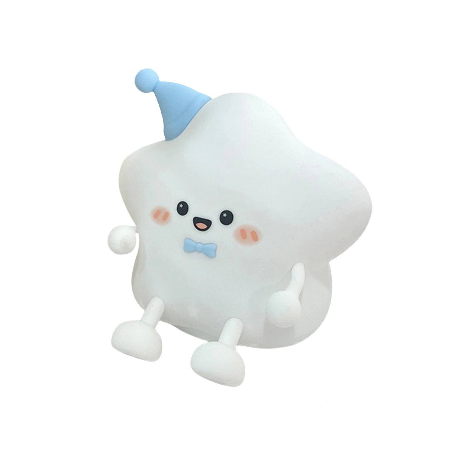 Star Night Light Cute Touch Nightlight Rechargeable Bedside Lamp