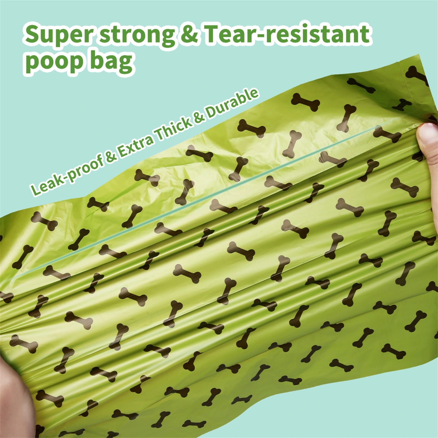 Dog Poop Bag Holder Set, Portable Poop Bag Dispenser with Poop Bags