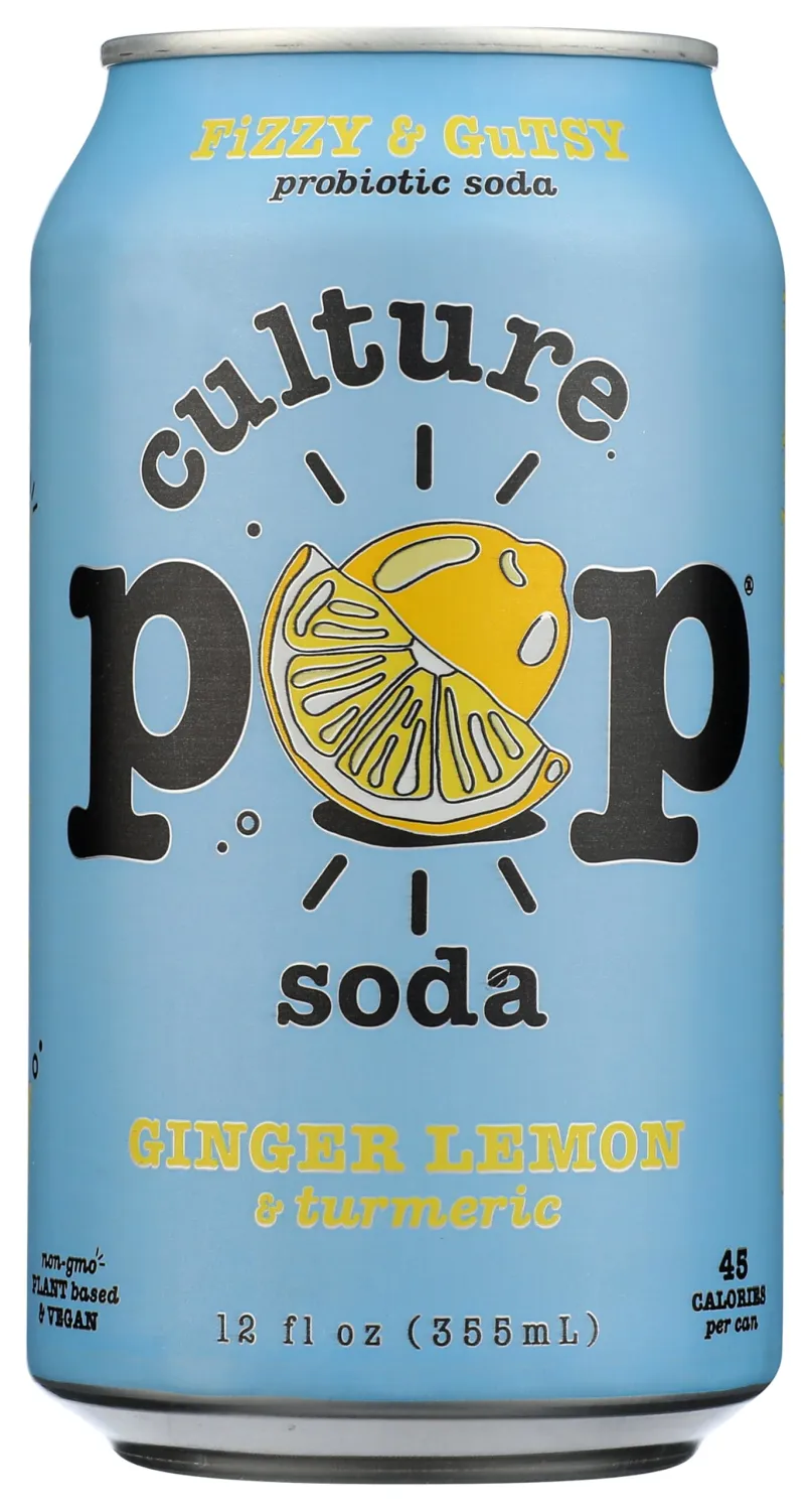 Culture Pop Soda Prebiotic Ginger Lmn 12 FO
