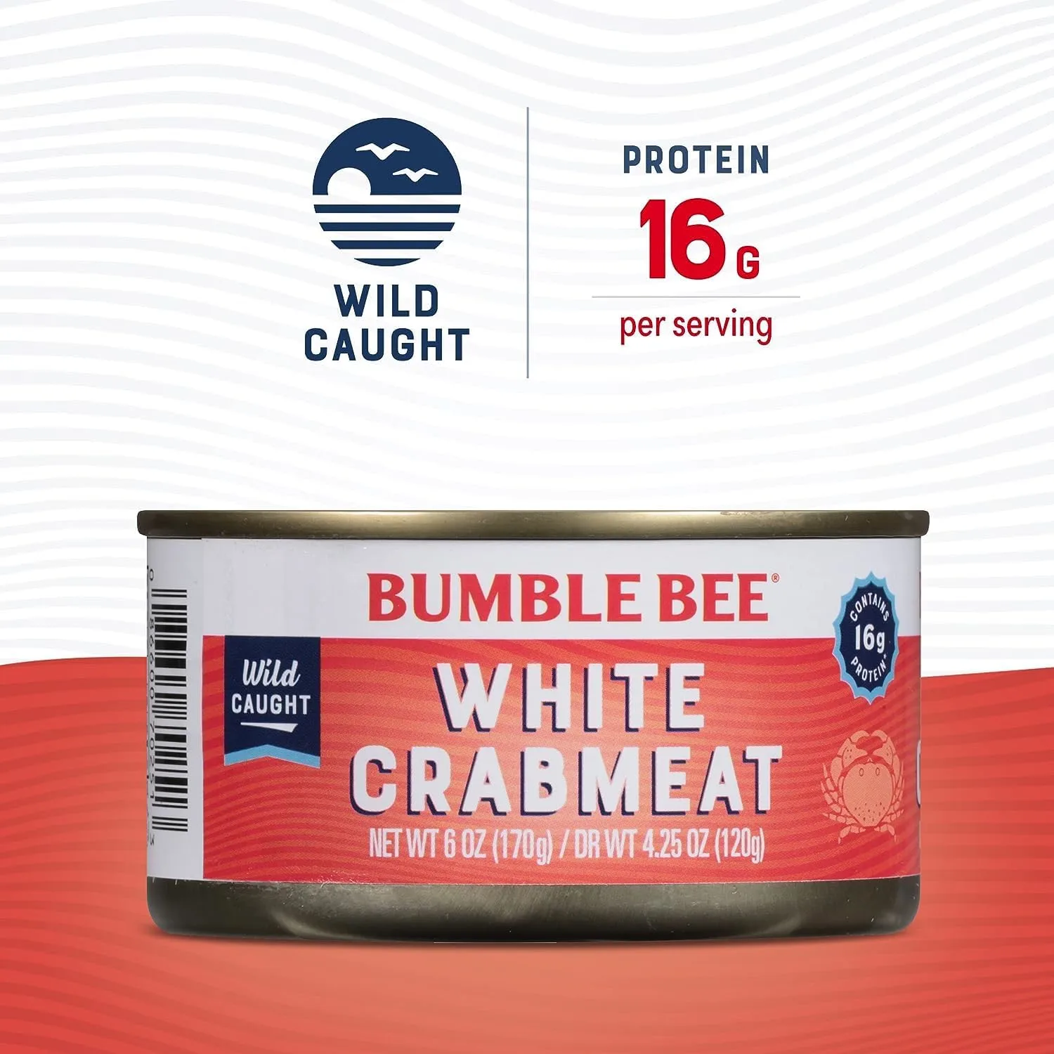 Bumble Bee Specialty Seafood Bundle (2 Total Cans) - White Flake Crabmeat and Tiny Shrimp - 1 6 oz Can Each - Wild Caught, Drain Before Use