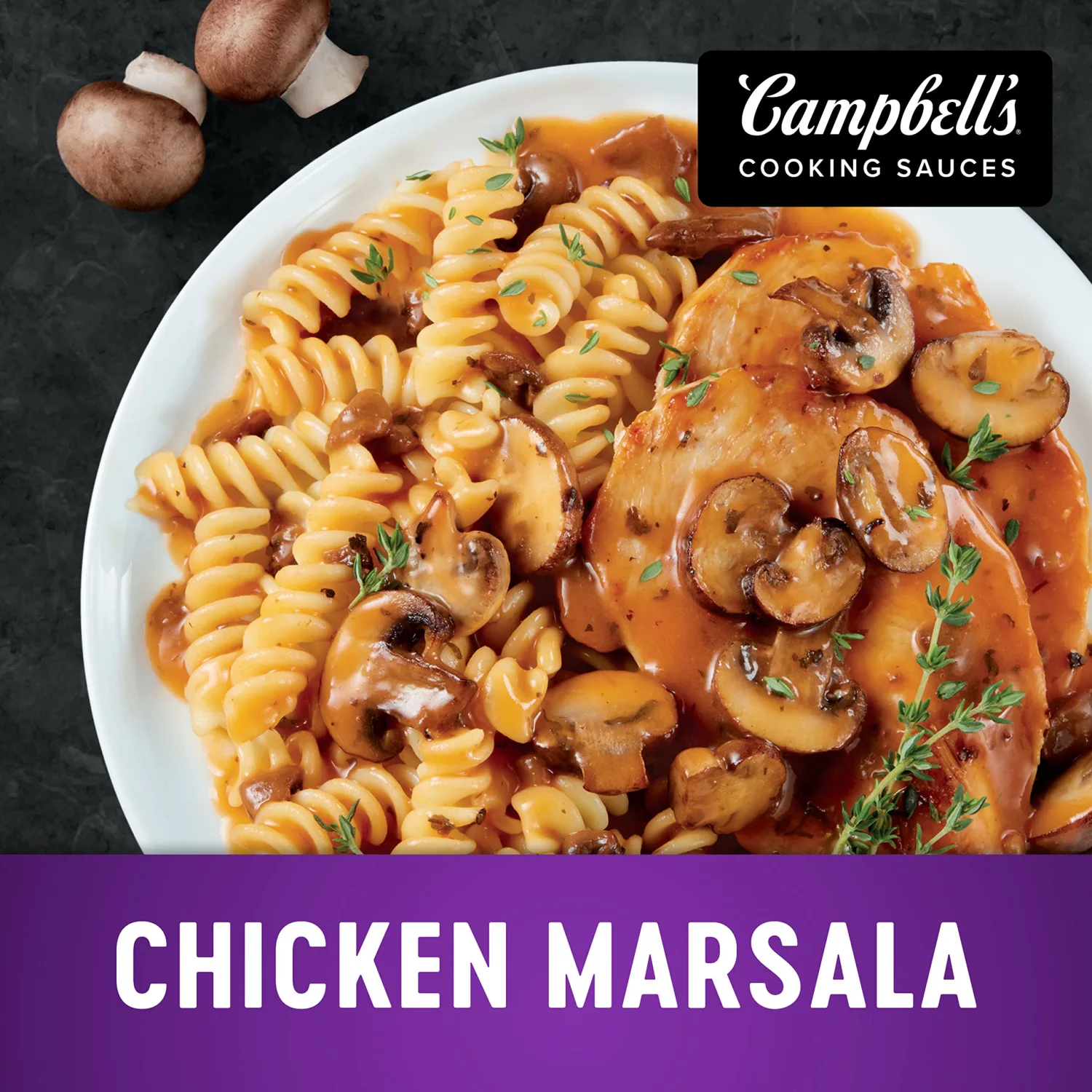 Campbell's Cooking Sauces, Savory Marsala, 11 Oz Pouch (Pack of 3)