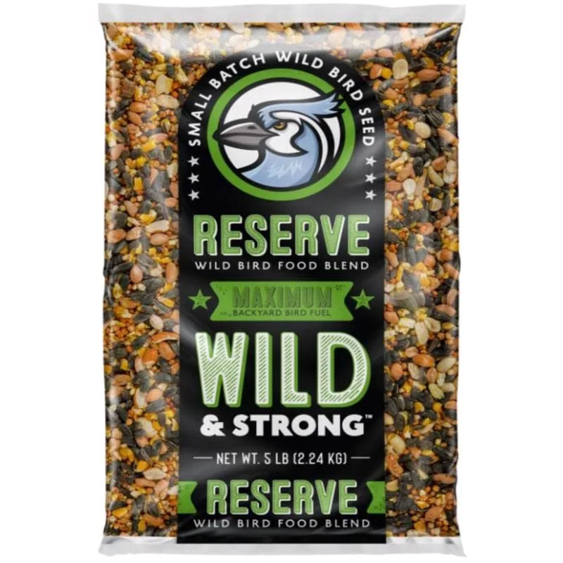 SMALL BATCH Wild & Strong Maximum Songbird Reserve Wild Bird Food 5 lb