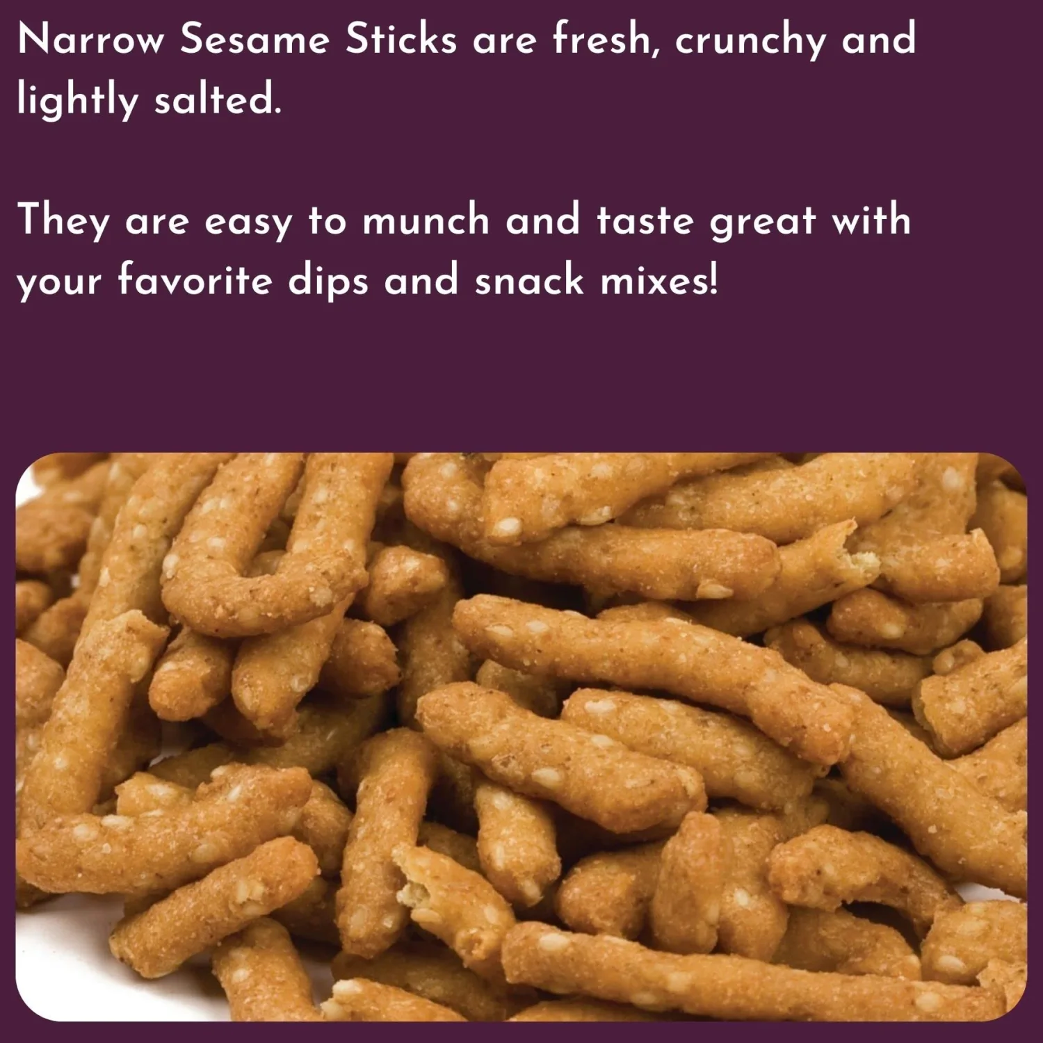 WinCrest Bulk Sesame Sticks (Original) - 5 Lb Case
