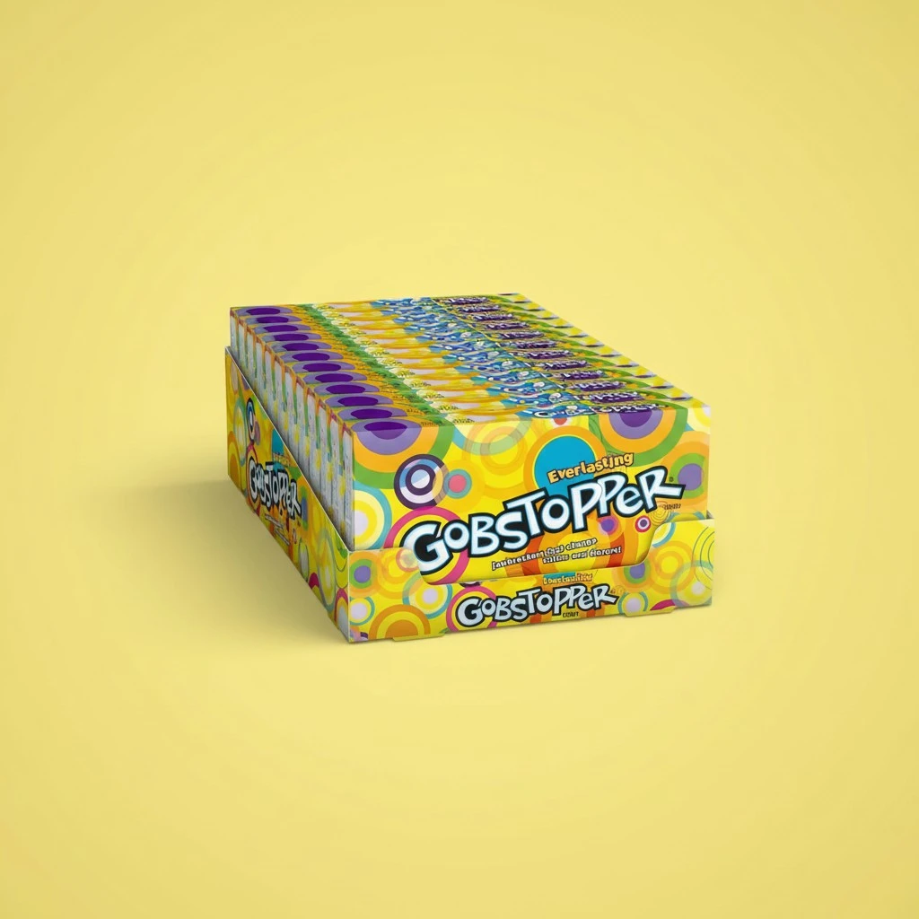 Wonka Everlasting Gobstopper, Candy, Jawbreaker Candy, 5 oz (12 ct)