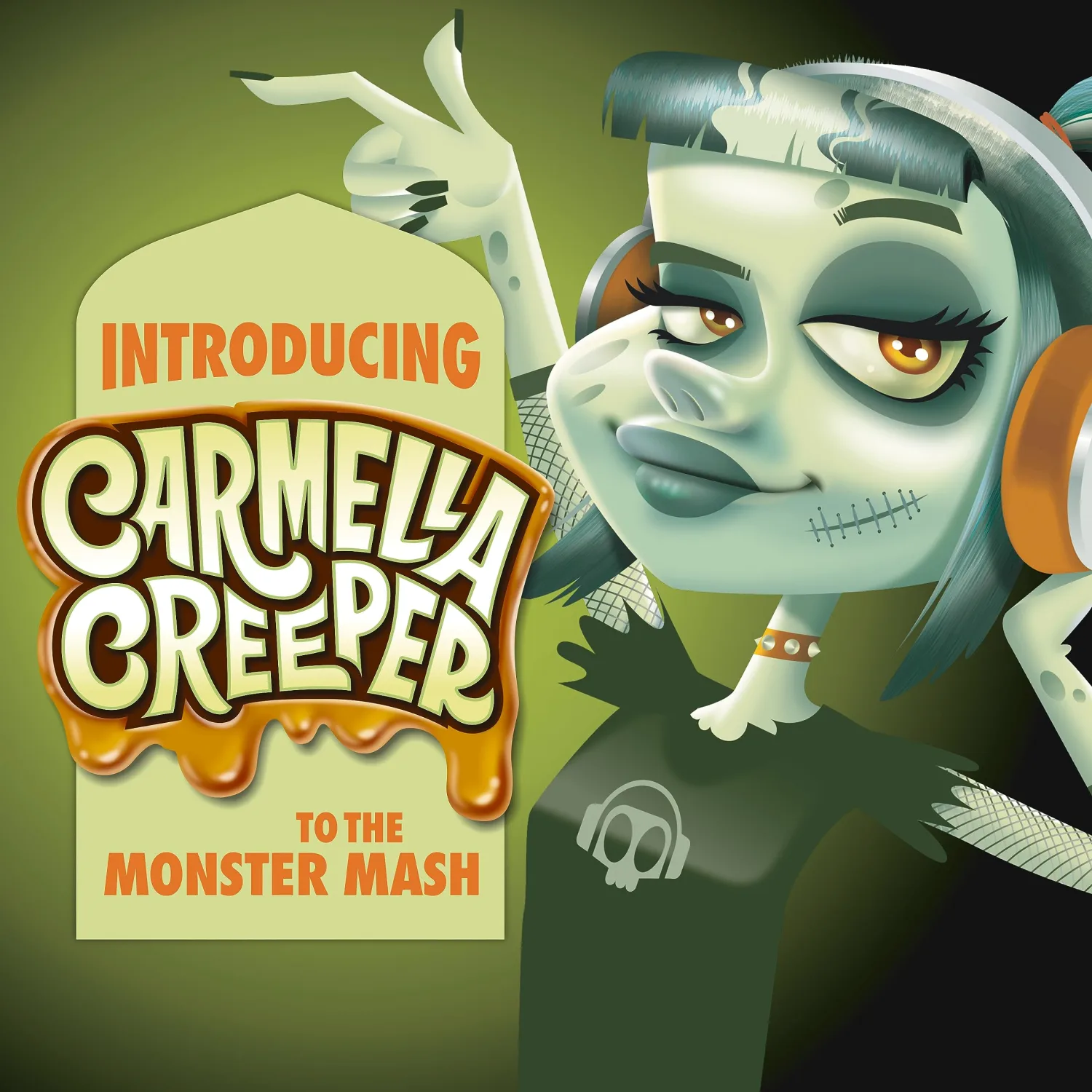 General Mills Carmella Creeper Zombie Monster Breakfast Cereal Family Size, 15.8 oz (Pack of 2)