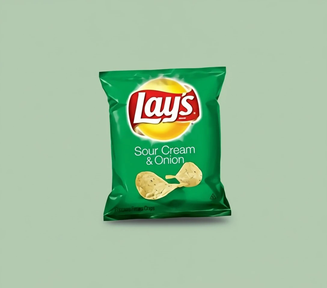 Lay's Sour Cream & Onion Flavored Potato Chips, 1.5 ounce bag (Pack of 8)