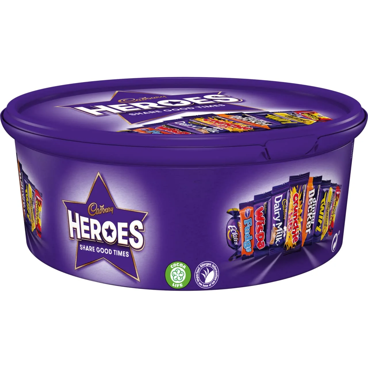 Cadbury Heroes Chocolate Tub 550g