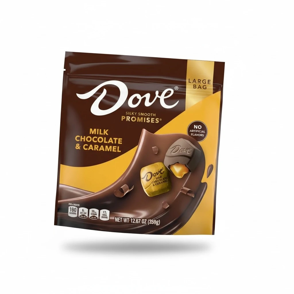 DOVE Promises Milk Chocolate Caramel, Individually Wrapped, 12.67 oz Bag