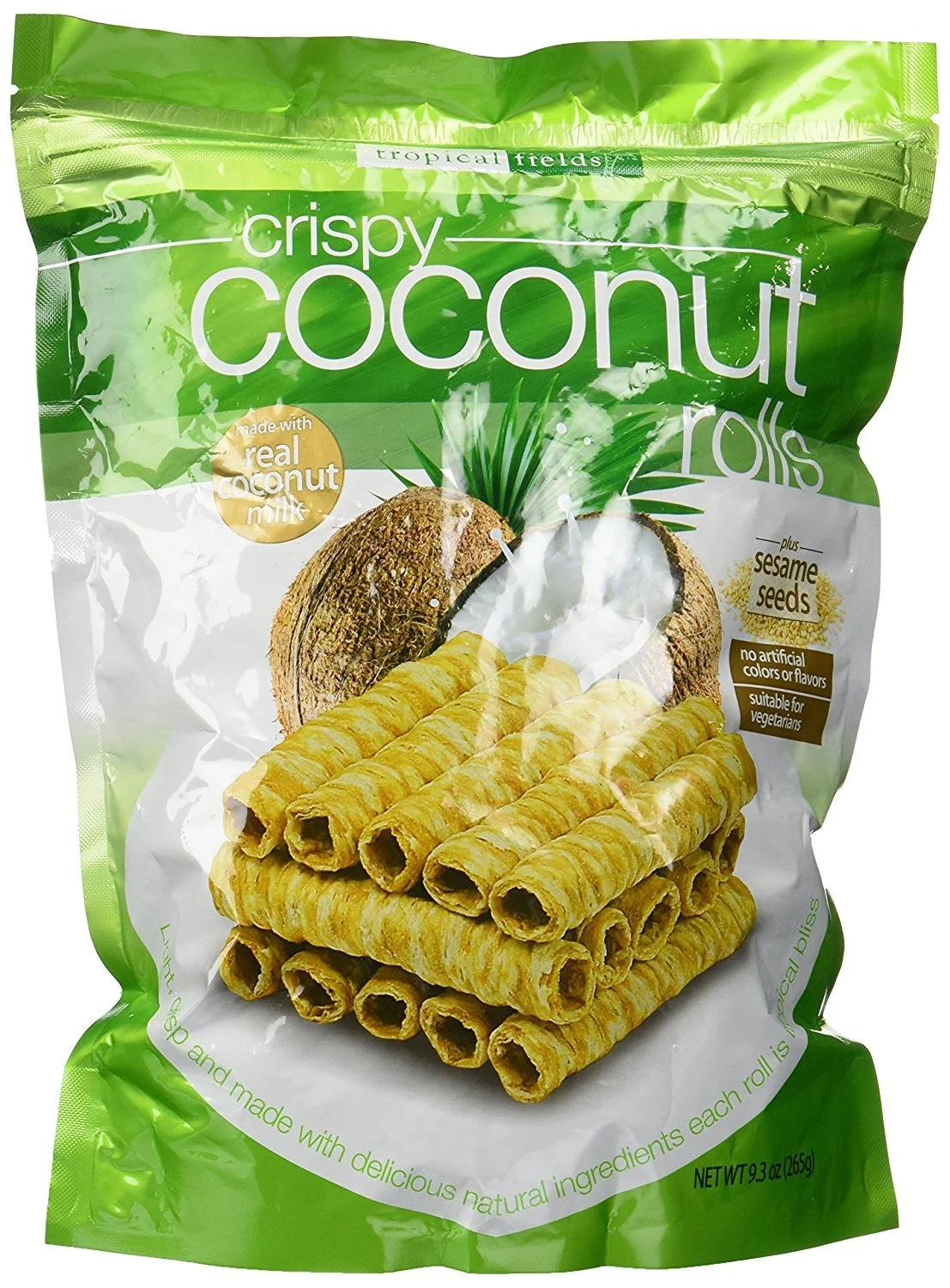 Tropical Fields Tropical Fields Crispy Coconut Rolls 9.3 OZ, 9.3 oz