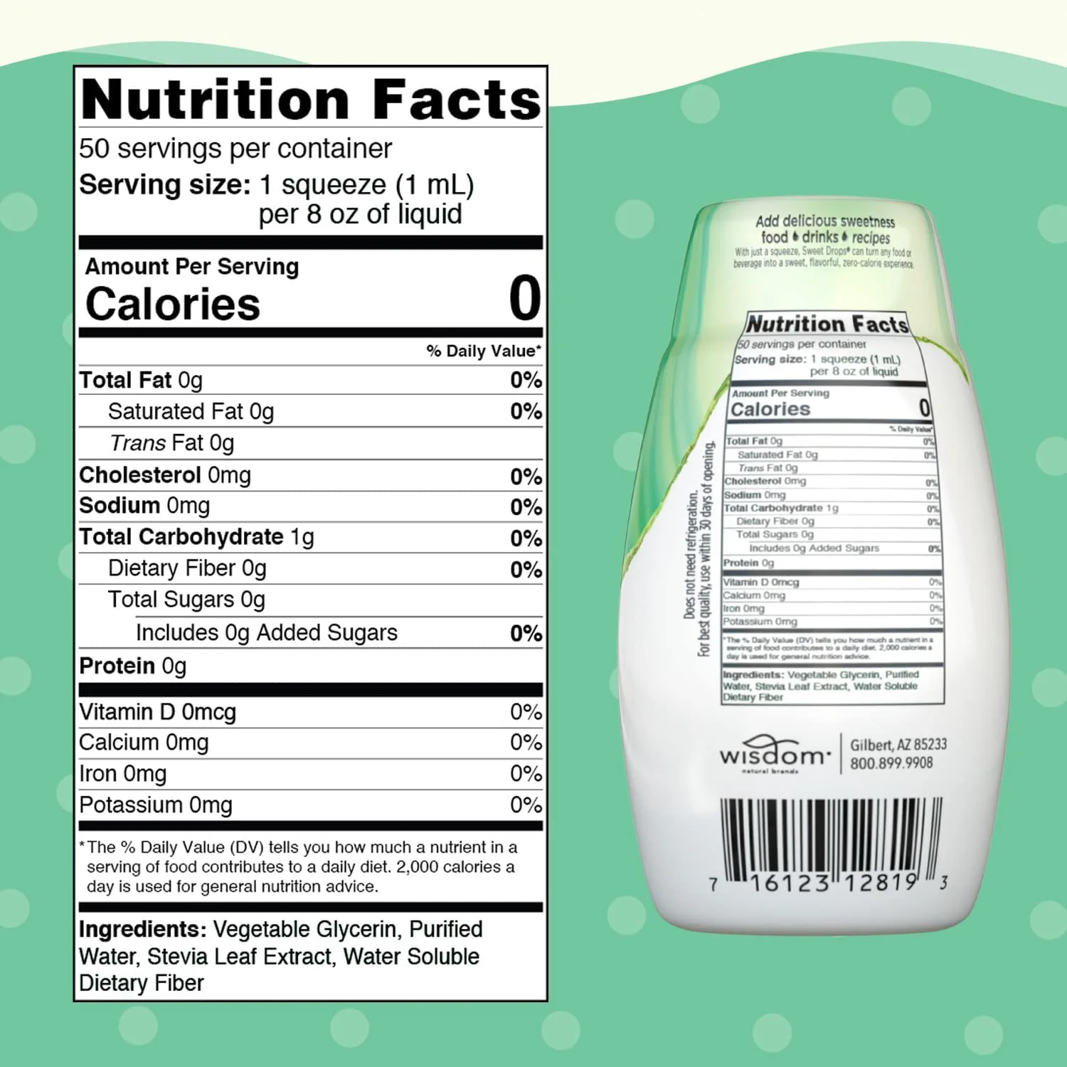 SweetLeaf SteviaClear Sweet Drops - Natural Stevia Liquid Sweetener, Squeezable Stevia Drops, No Bitter Aftertaste, Liquid Sugar Alternative, Zero Calorie, Keto, Non-GMO Stevia, 1.7 Fl Oz (Pack of 2)