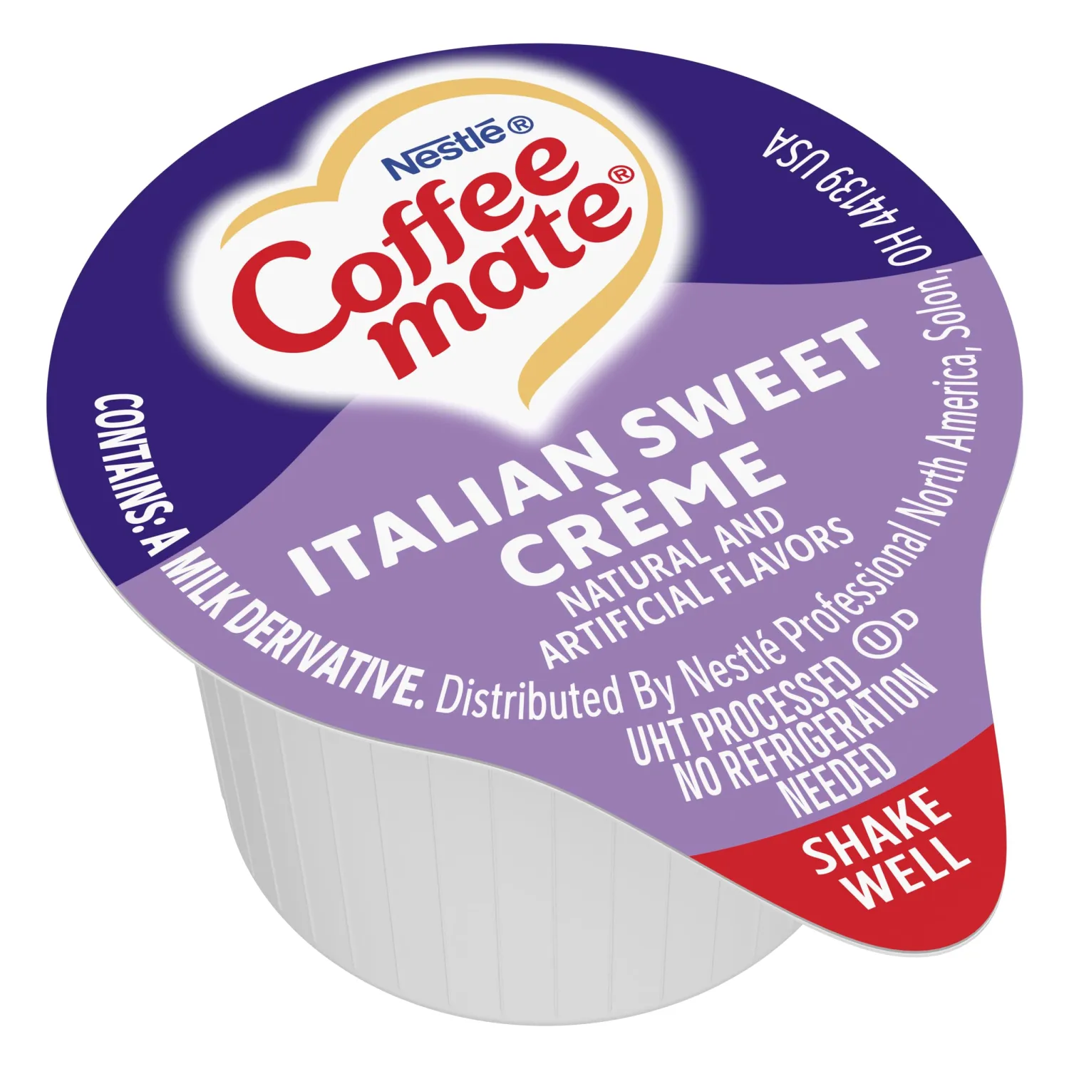 Coffee-mate 84652 Liquid Coffee Creamer, Italian Sweet Creme, 0.375 oz Cups, 50/Box