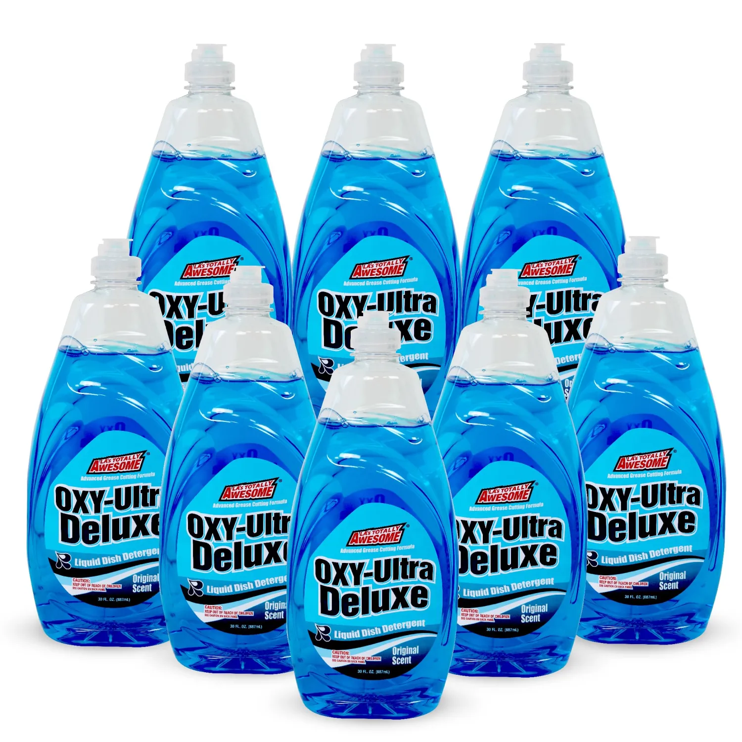 La's Totally Awesome Ultra Dish Cleaner - Original Scent, 30 fl oz (Pack of 8) - Dishwashing Liquid Dish Soap