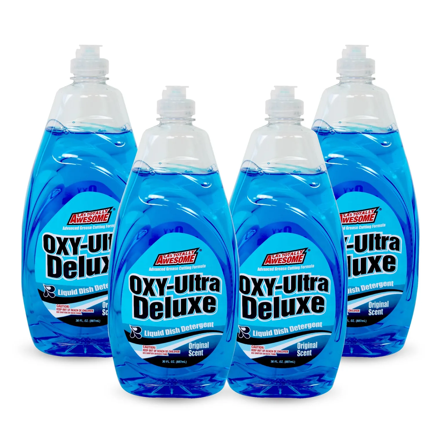 La's Totally Awesome Ultra Dish Cleaner - Original Scent, 30 fl oz (Pack of 4) - Dishwashing Liquid Dish Soap