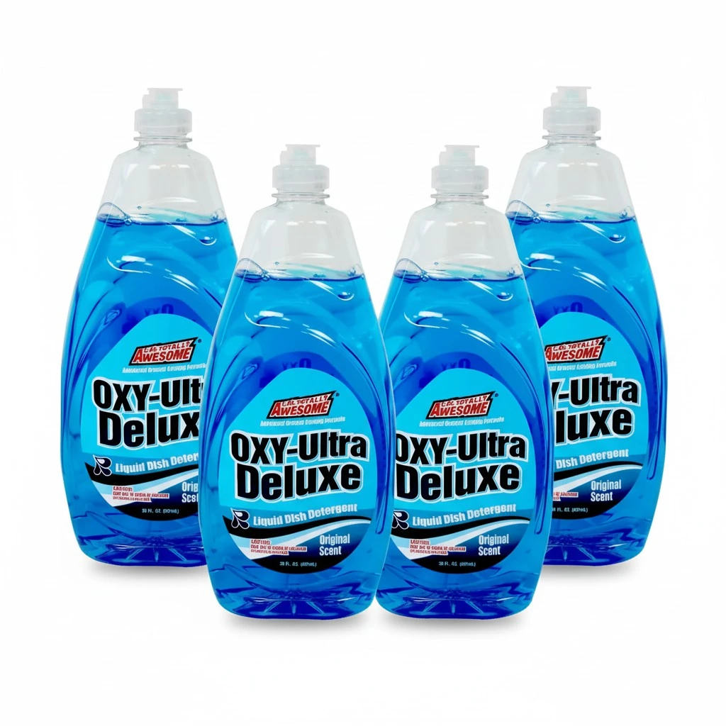 La's Totally Awesome Ultra Dish Cleaner - Original Scent, 30 fl oz (Pack of 4) - Dishwashing Liquid Dish Soap