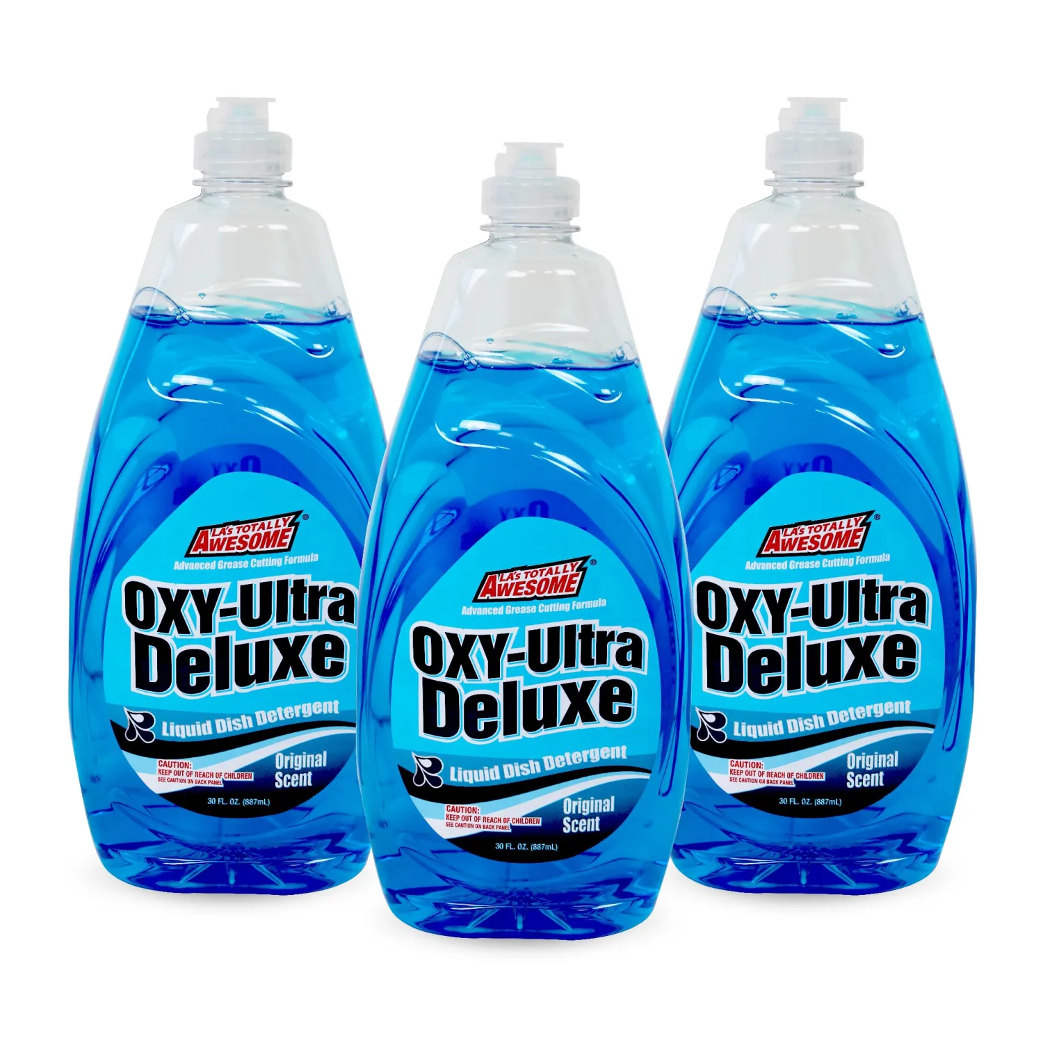 La's Totally Awesome Ultra Dish Cleaner - Original Scent, 30 fl oz (Pack of 3) - Dishwashing Liquid Dish Soap