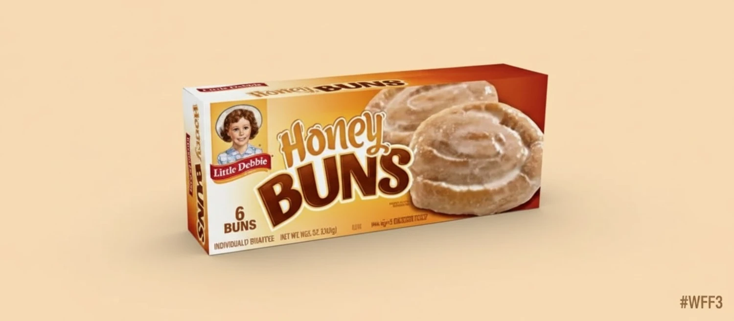 Little Debbie Honey Buns, 36 Individually Wrapped Breakfast Pastries (6 Boxes)