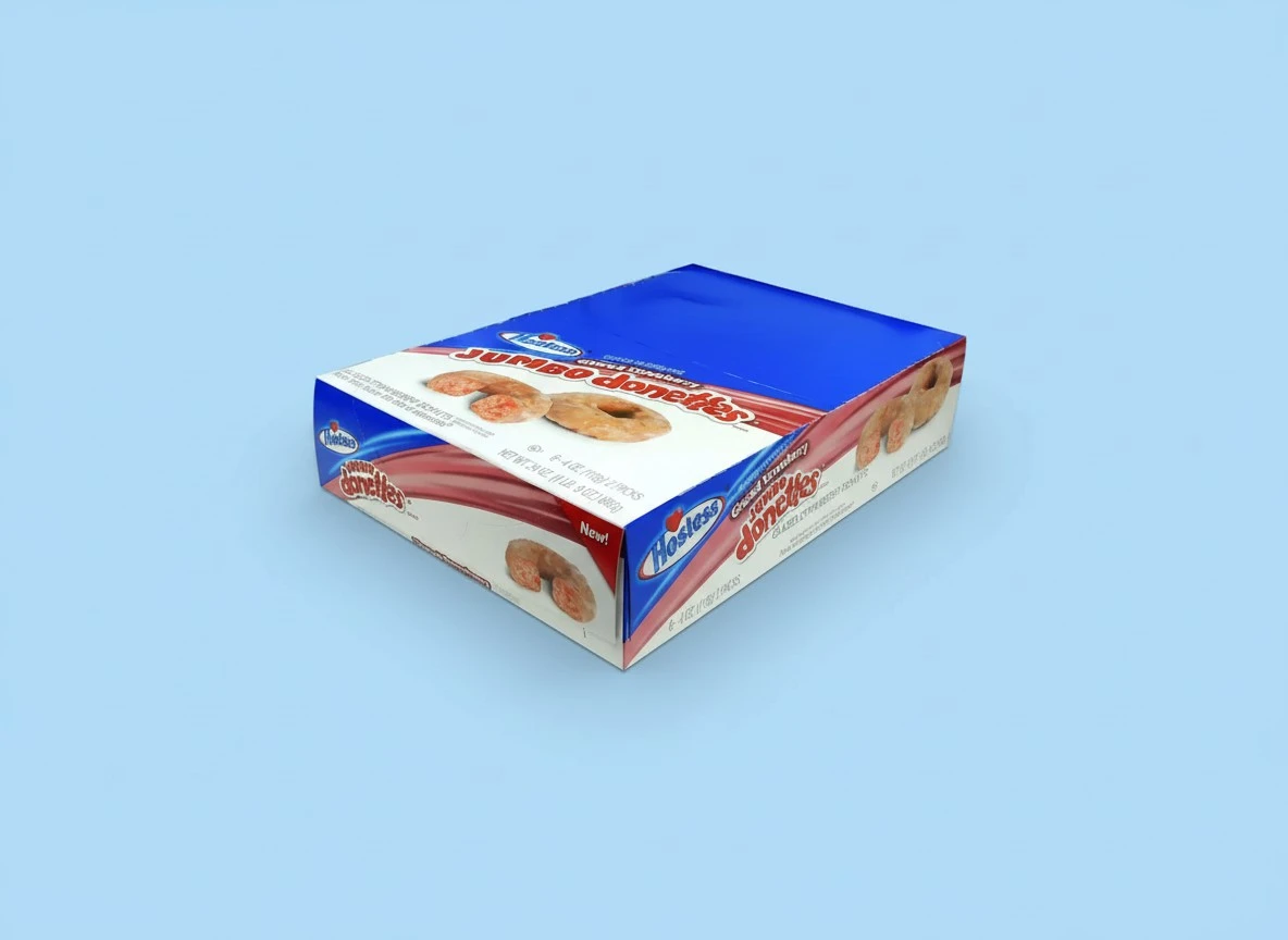 HOSTESS DONETTES GLAZED STRAWBERRY - Jumbo 6/2pk