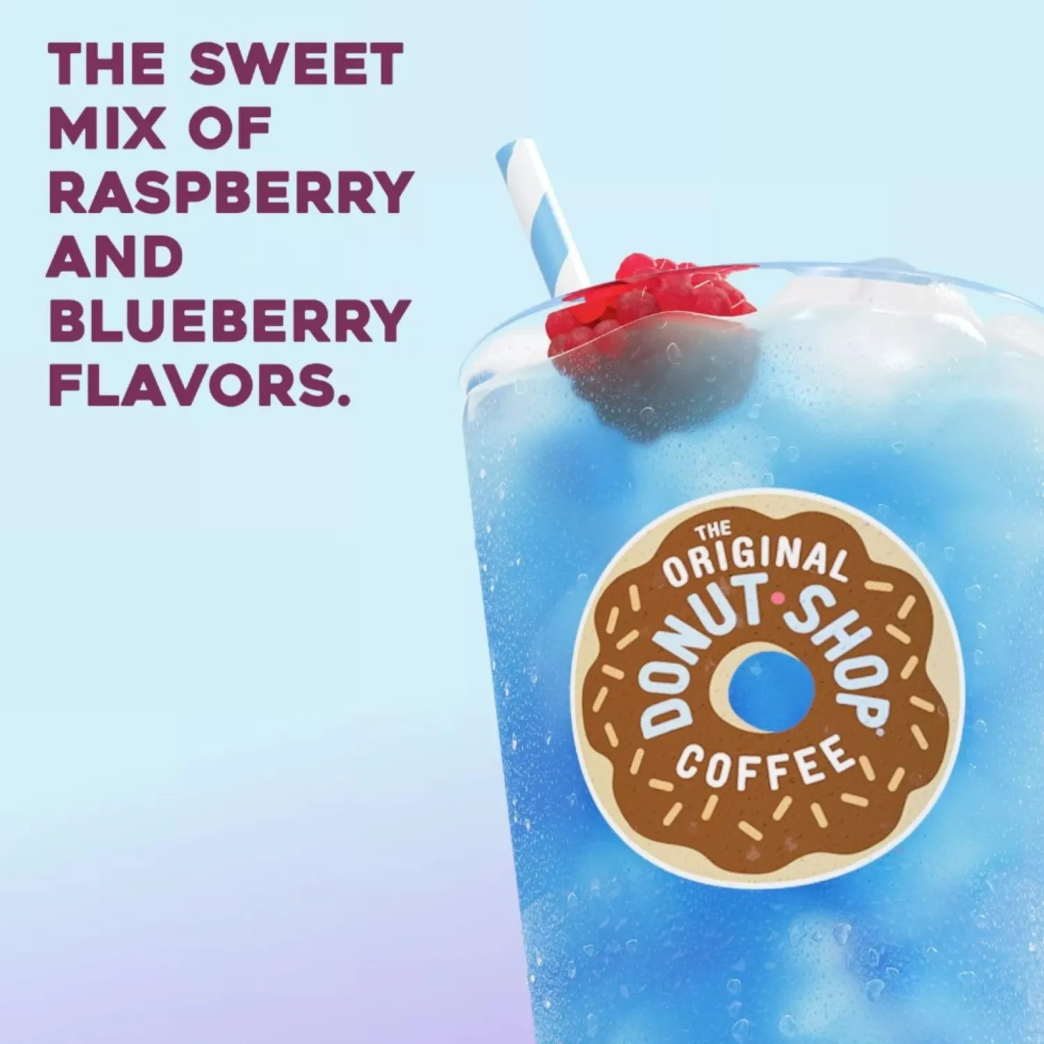 The Original Donut Shop Iced Refreshers, Berry Chill, Brew Over Ice Single Serve Keurig K-Cup Pods, 20-Count Box