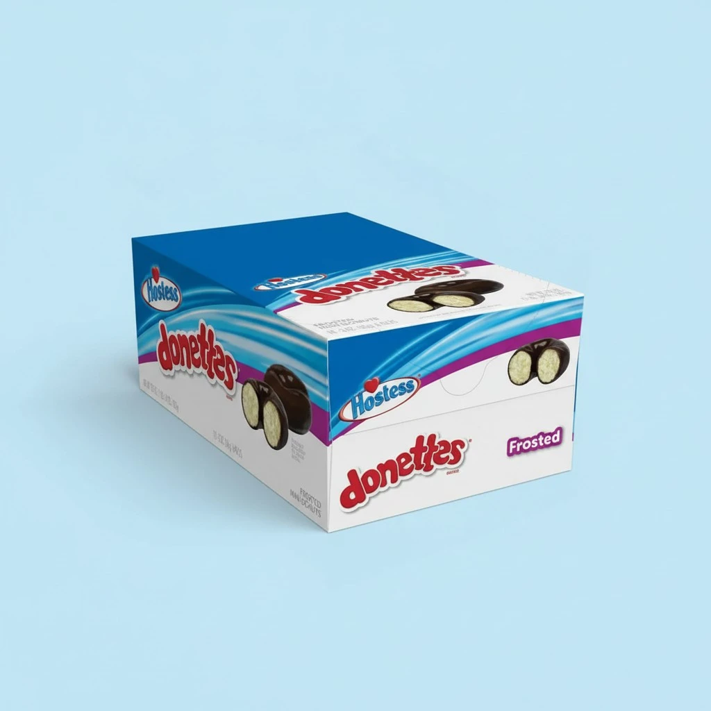 Hostess Donettes Mini Donuts, Frosted, 3 Ounce, 10 Count