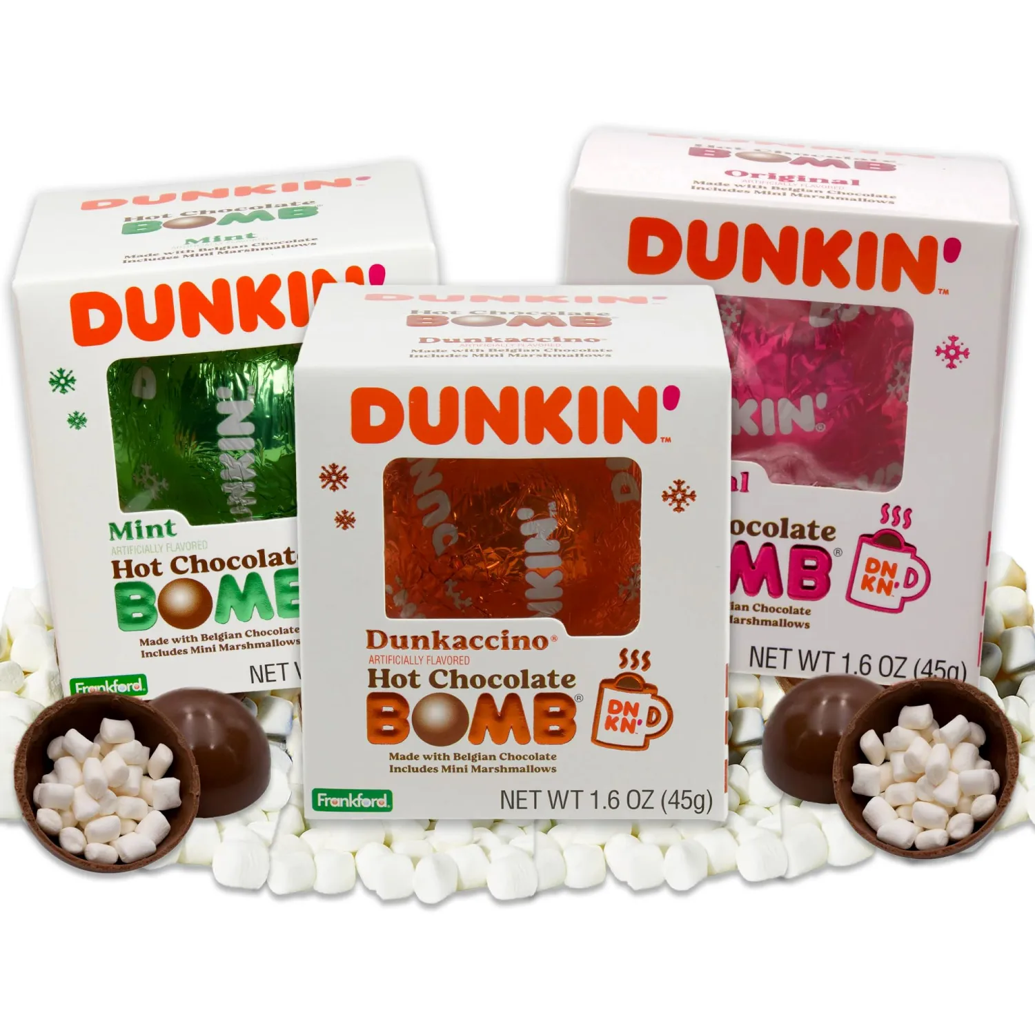 Hot Chocolate Bomb Gift Set Variety 3 Pack- Donuts Hot Chocolate Bombs, Hot Cocoa Bombs, Hot Chocolate Gift, Hot Coco Bombs, Hot Chocolate Kit, Hot Chocolate Bombs Bulk