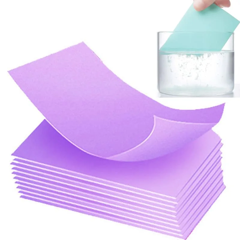 120pieces, Multi-effect floor cleaning sheet, strong decontamination tile household fresh fragrance, instant floor cleaning sheet (Purple)