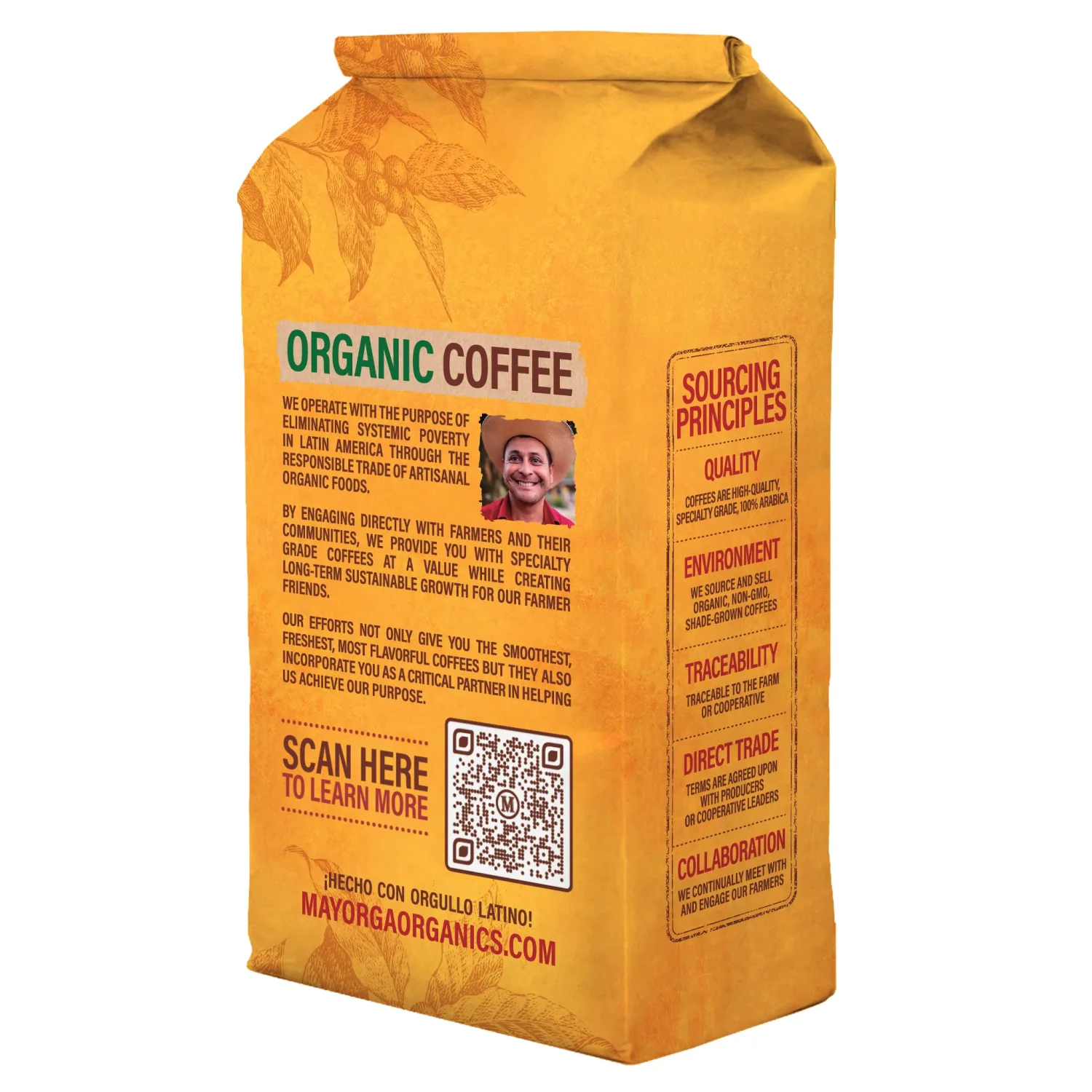 Mayorga Decaf Dark Roast Coffee 5lb Bag Café Swiss Water Decaffeinated Cubano Roast Coffee 100% Arabica Whole Coffee Beans - Smoothest Organic Coffee - Specialty Grade, Non-GMO, Direct Trade
