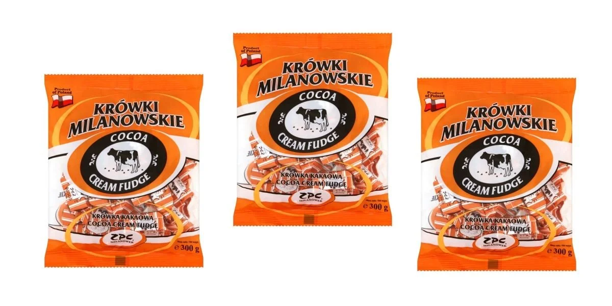 Krowki Milanowskie Cocoa Cream Fudge, 300g (Pack of 3)