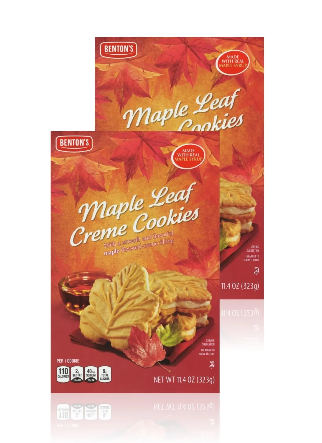 Benton’s Cookies (Pack of 2, Maple Leaf Creme)