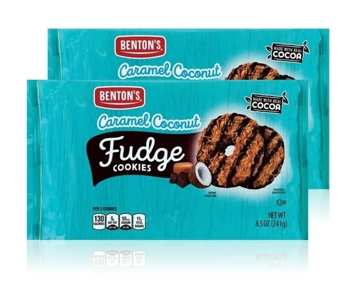 Benton’s Cookies (Pack of 2, Caramel Coconut Fudge)