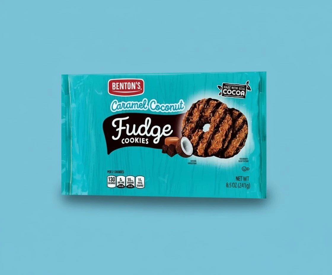 Benton’s Cookies (Pack of 2, Caramel Coconut Fudge)