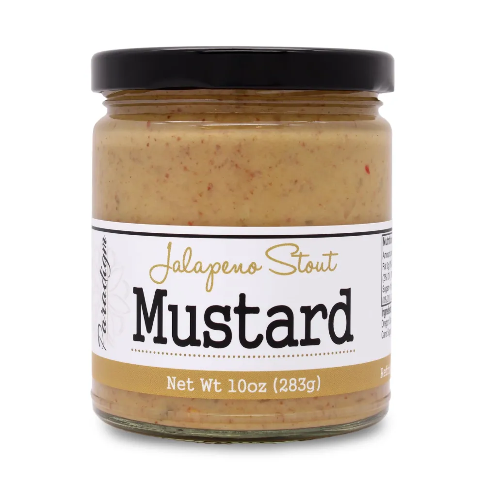 Paradigm Foodworks Jalapeno Stout Mustard, 10 Ounce