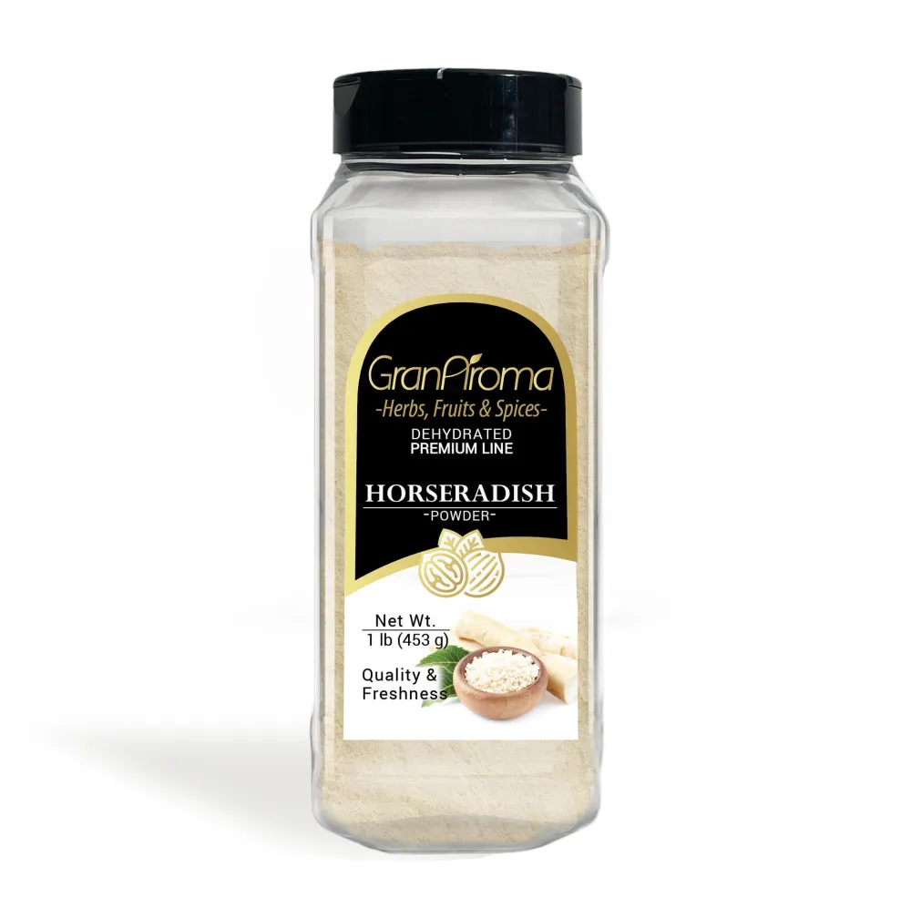 GranAroma Horseradish Powder, Strong & Sharp Flavor, Dried, Spicy Horseradish (16 Ounce)