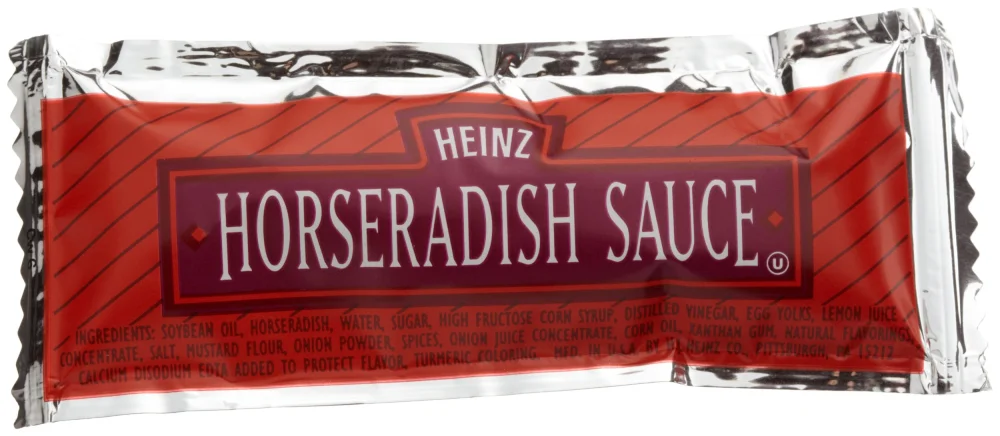 Heinz Horseradish Sauce, 0.42 Ounce (Pack of 200)