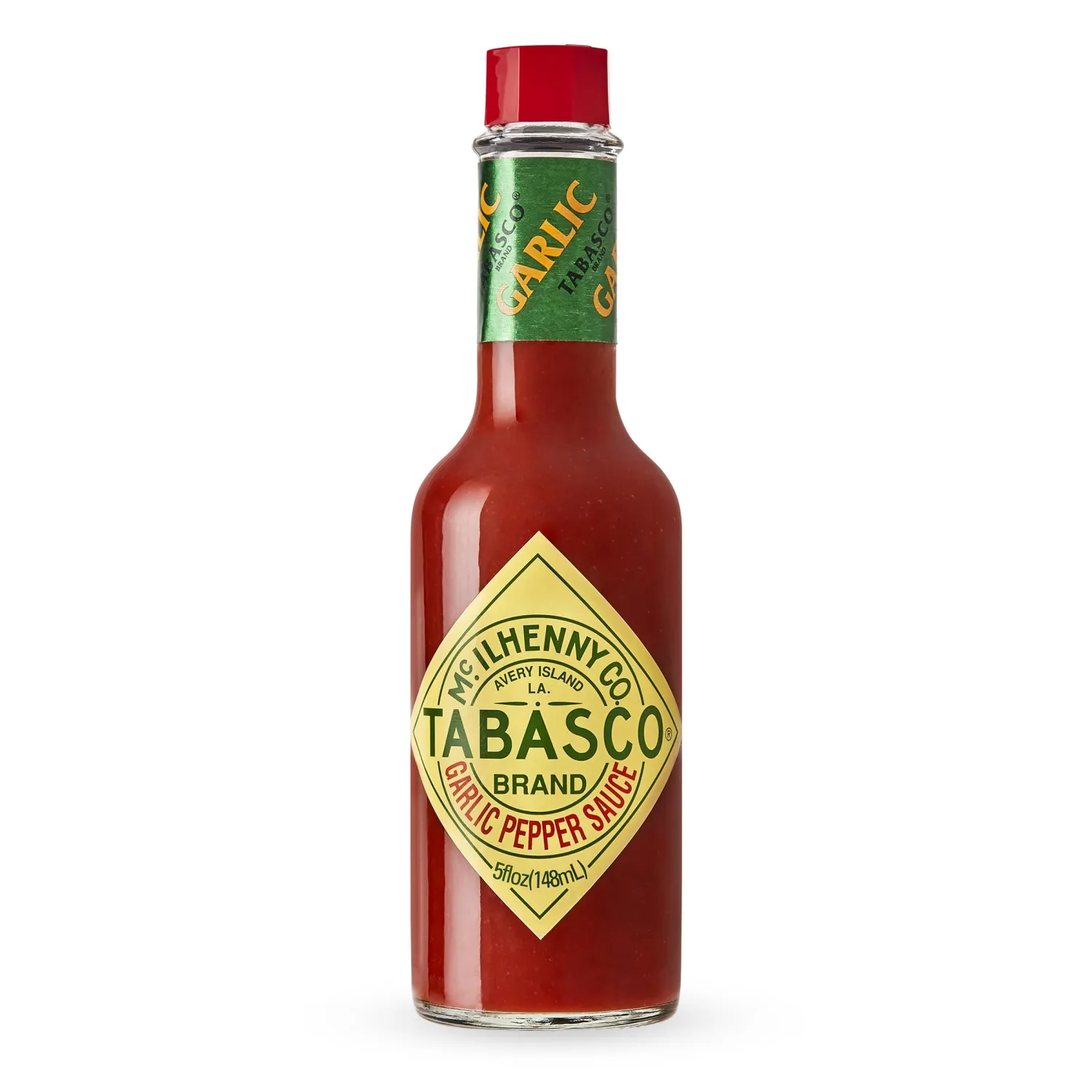 Tabasco Pepper Sauce, Garlic, 5 Ounce