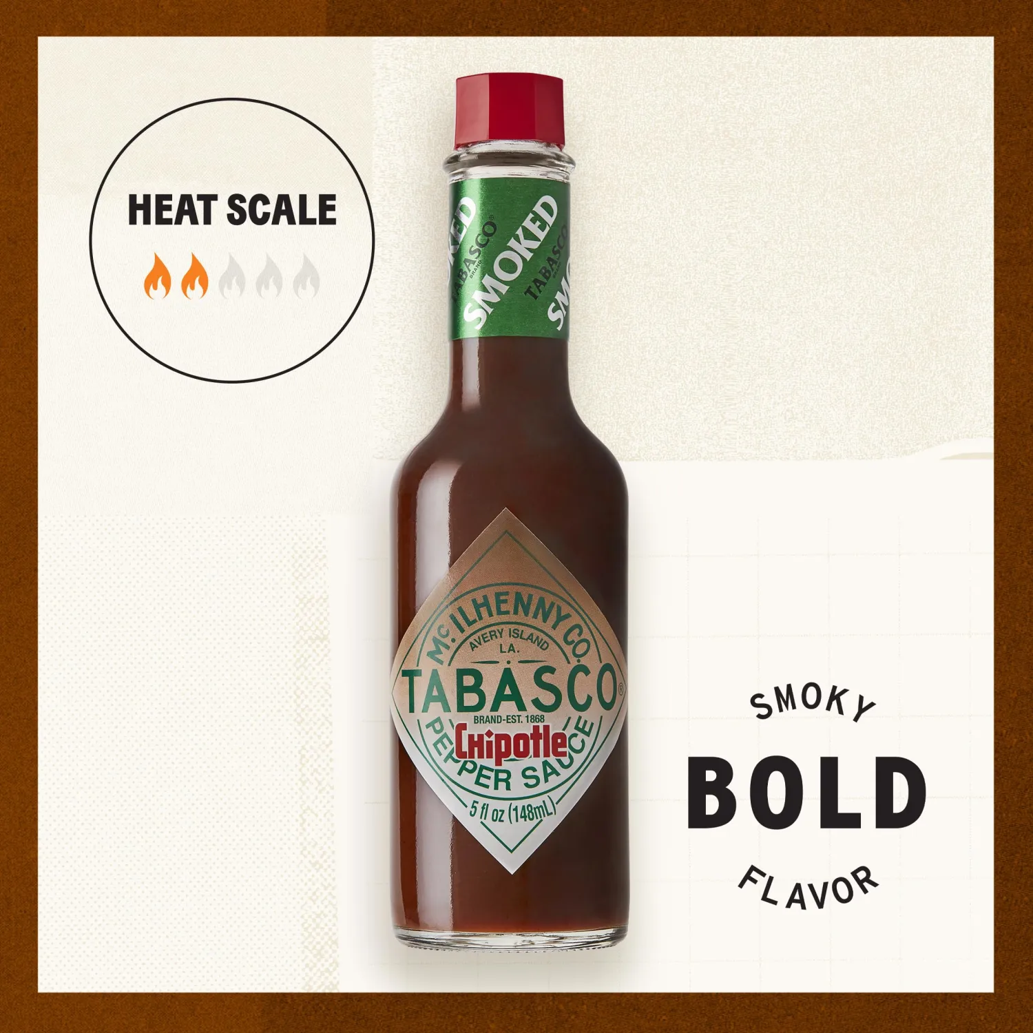 McIlhenny Tabasco Chipotle Pepper, 5 Ounce