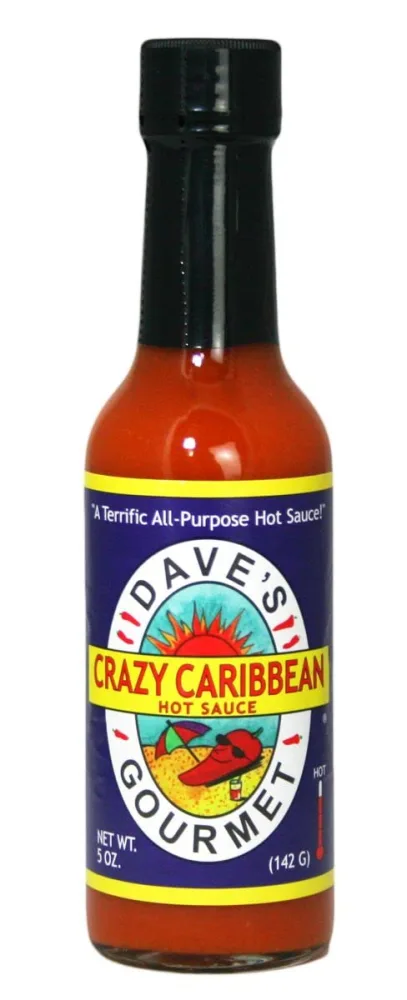 Dave's Gourmet Crazy Caribbean Hot Sauce, 5 Ounce