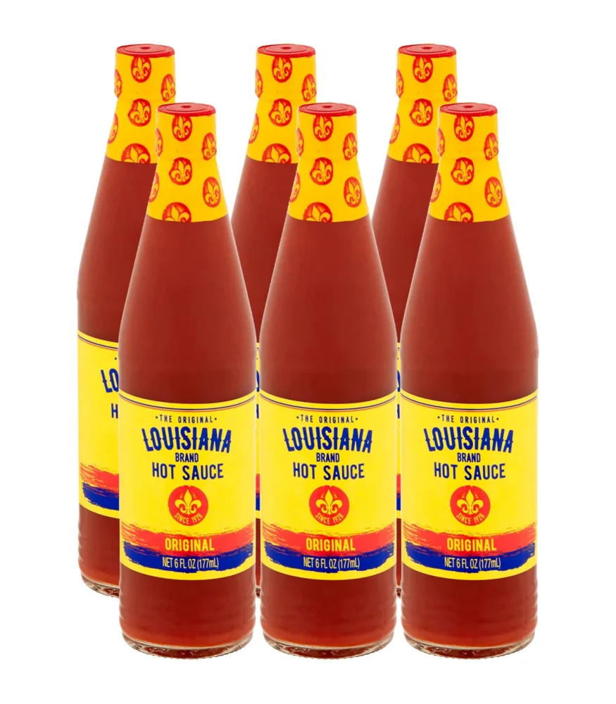 Louisiana Brand Hot Sauce, The Original Perfect Hot Sauce (6 Ounce (Pack of 6))
