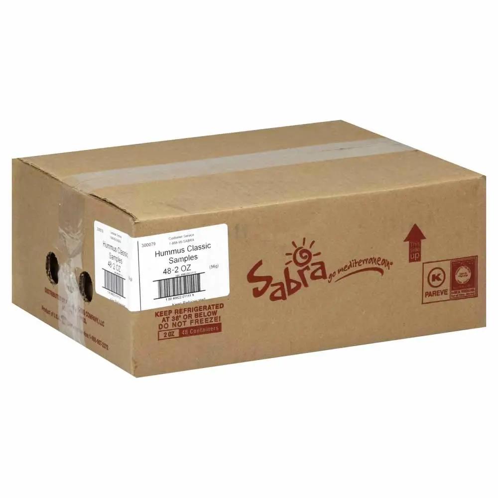 Sabra Classic Grab and Go Hummus, 2 Ounce -- 48 per case.