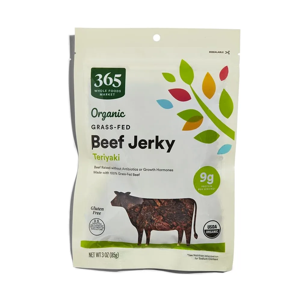 365 by Whole Foods Market, Organic Teriyaki Beef Jerky, 3 Ounce