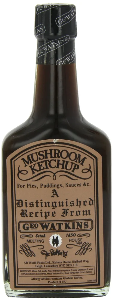 Geo Watkins Mushroom Ketchup 190 ml (Pack of 4)