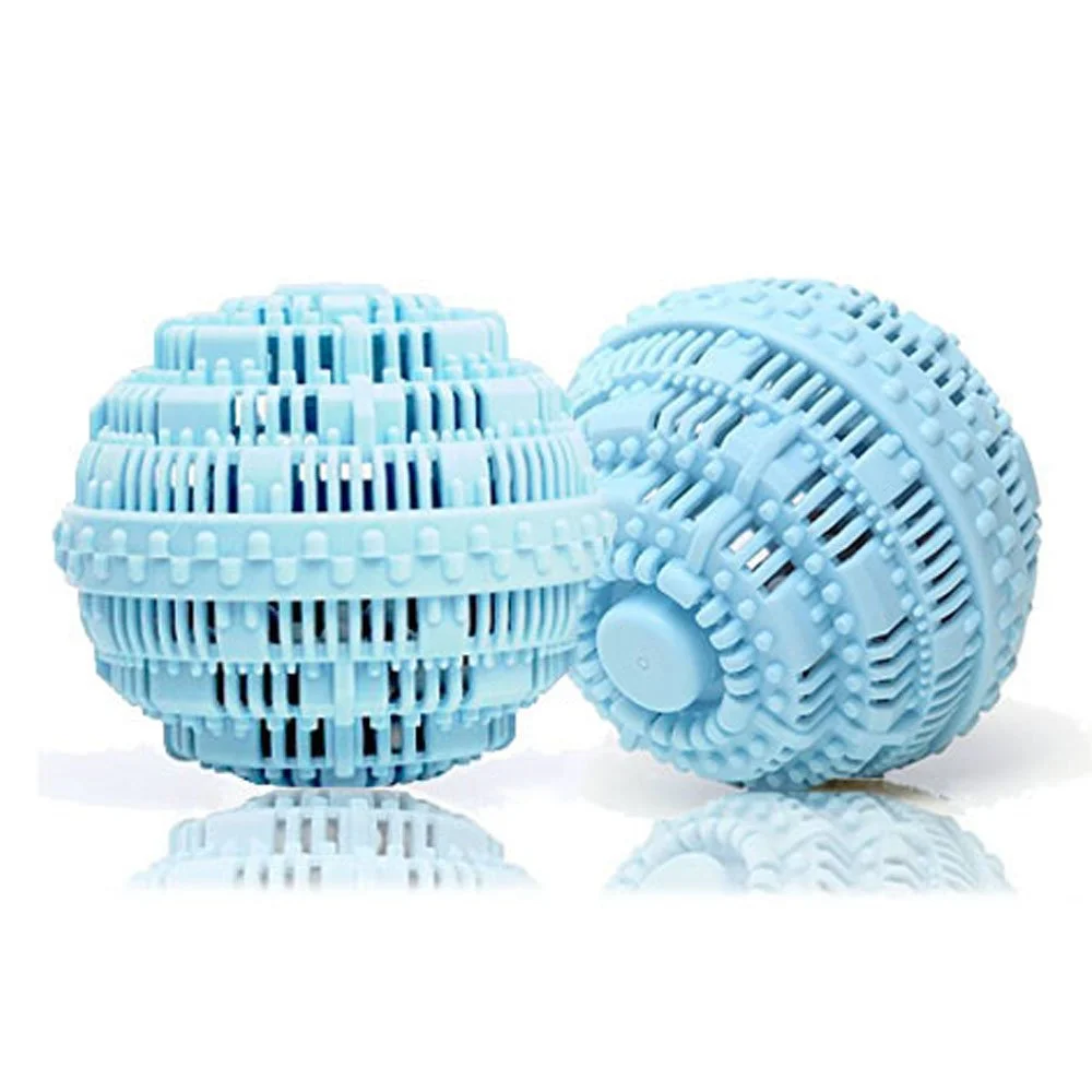 Eco Friendly Wash Ball & Detergent Laundry Ball, Set of 2(Light Blue)