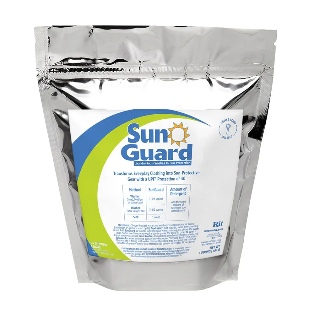 SunGuard Sun Protection - add up to 30 UPF protection to your clothing, lasts for 20 washes (5lb)