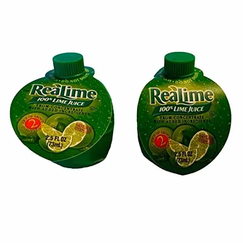 ReaLime Lime Juice | Lime Juice From Concentrate | 2.5 oz Each Bottle | Pack of 2